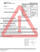 misleading lien notice