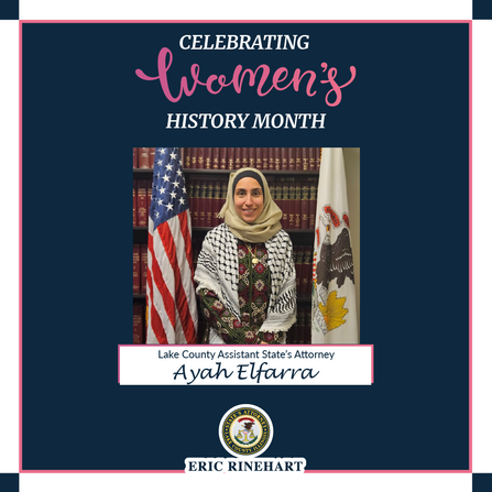 Picture of a women with navy blue background