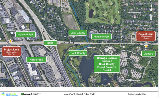 Lake Cook Road Bike Path