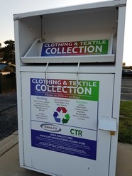 clothing textile bin