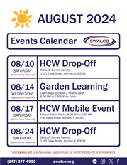 SWALCO August 2024 Events Calendar