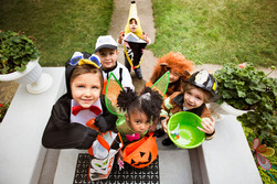 Children in Halloween Costumes Adobe Stock Free