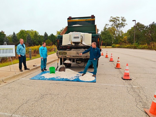 Salt Smart Deicing Event in Livertyville 9_24_2024 SMC Health Dept DOT