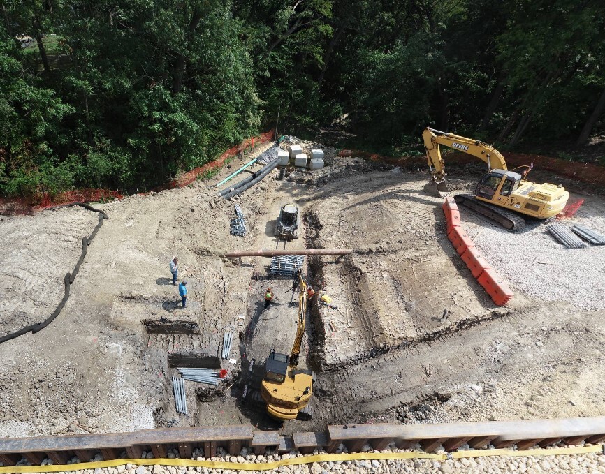 Sylvan Lake Dam August