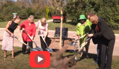 Waukegan tree planting ceremony play button