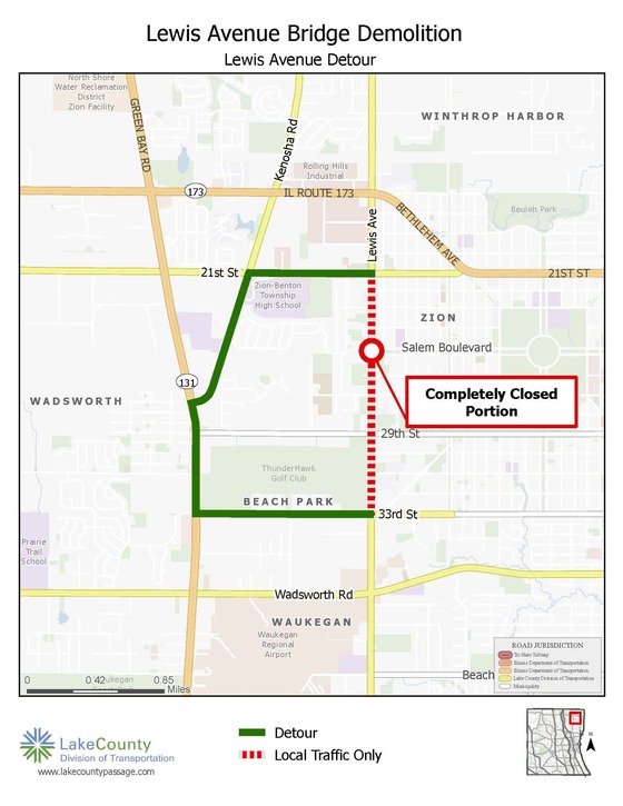 November 2024 Lewis Ave Bridge Removal