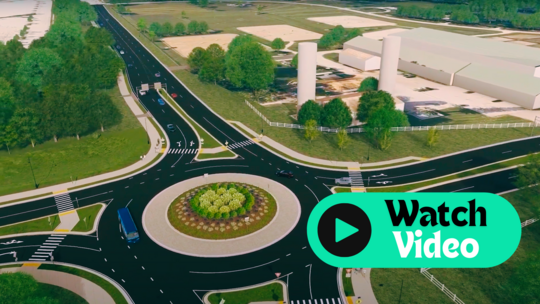 Proposed Hunt Club at Stearns School Roundabout