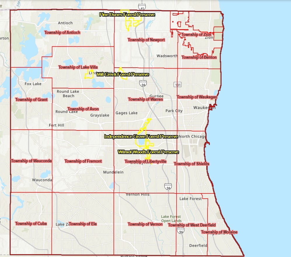 Upper Des Plaines Watershed Plan Map 
