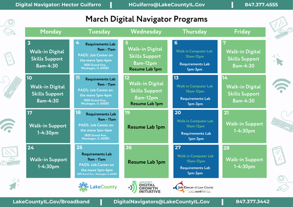 March digital classes