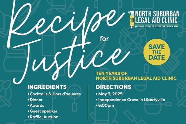 Recipe for justice flyer