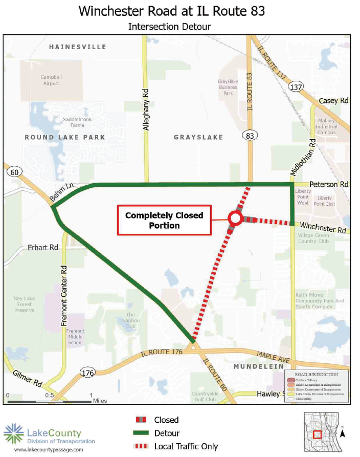 Winchester Road at IL 83