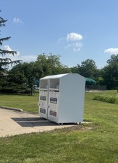 Libertyville Riverside Park Clothing Collection Bins Photo