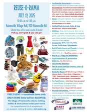 Reuse-O-Rama Hainesville July 2025 Event Flyer