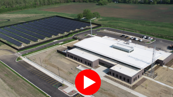 ROC ribbon cutting play button