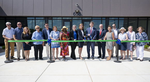 ROC ribbon cutting board members