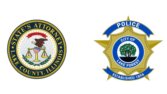 State's Attorney Seal and Lake Forest Police Department logo