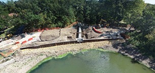 Sylvan Dam Construction