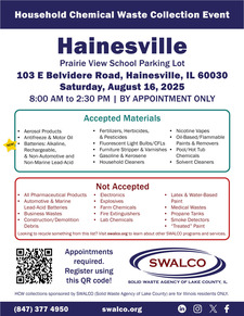 SWALCO Hainesville HCW Event 2025 Flyer