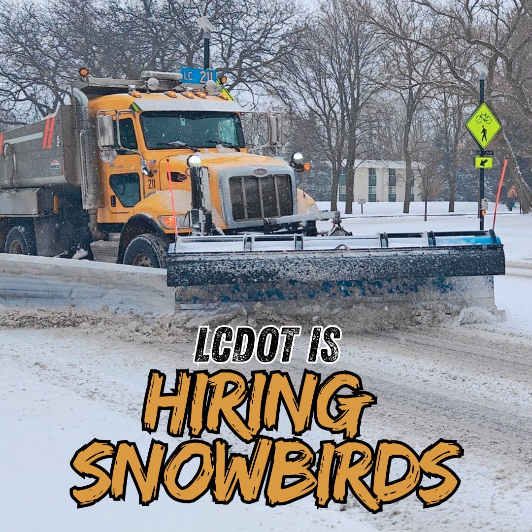 Lcdot is hiring snowbirds