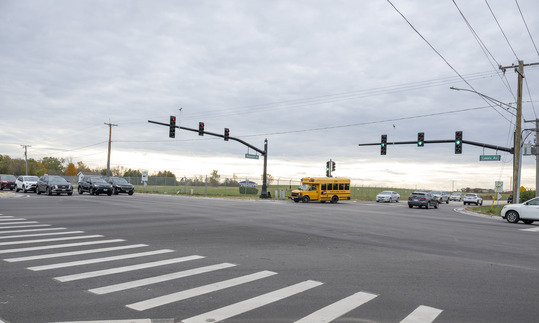 Newly Constructed Lewis Avenue and Wadsworth Road