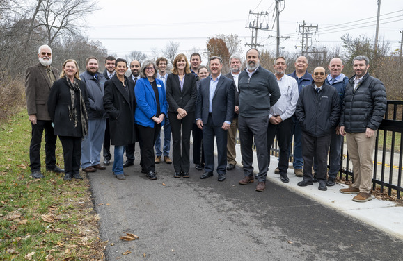 Lewis at Wadsworth Road event