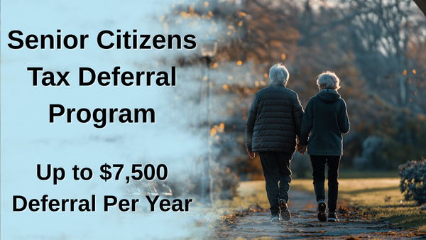 senior citizen tax deferral program