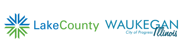 Lake County Logo with Waukegan