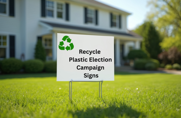 Recycle Plastic Election Campaign Signs