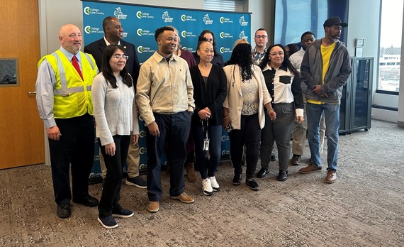 Lake County Workforce Development attends CEJA completion ceremony.