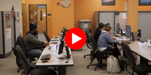 Play button of Job Center of Lake County video