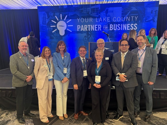 County Board Members and County staff attend Lake County Partners Big Event