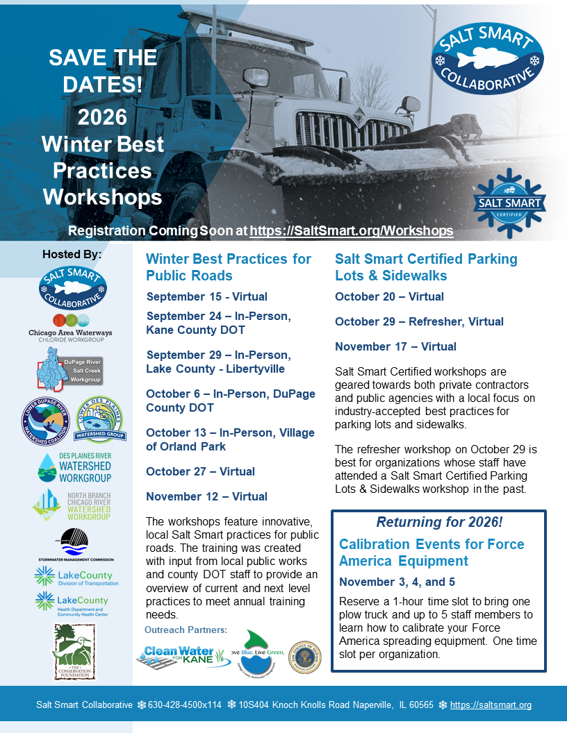 Winter Best Practices Workshops 2026 Flyer