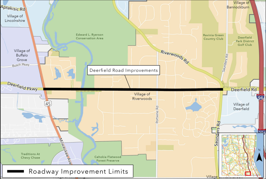 Deerfield Road Construction