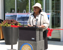 Mary at the Depke Juvenile Justice Center Opening