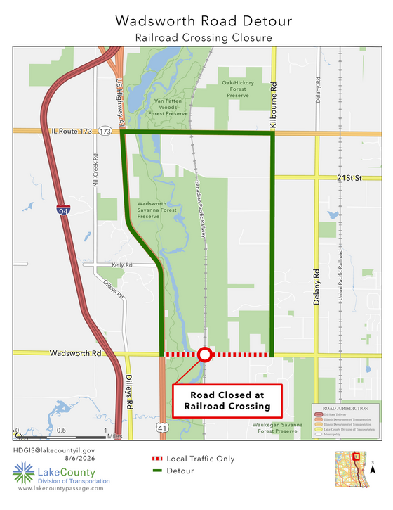 Wadsworth Road Detour