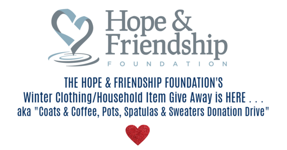 Hope and Friendship Winter Clothing - Household Giveaway Drive