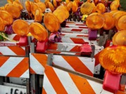 Construction traffic control barricades