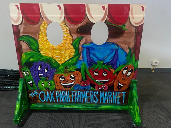 Photo board Farmers' Market side