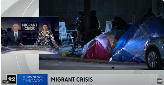 CBS 2 Chicago covers asylum seekers in Oak Park