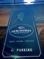 Hemingway District sign