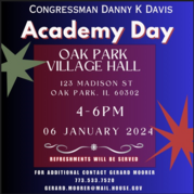 Danny Davis awards event flyer