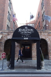 Carleton Hotel awning vertical