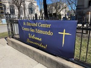 St. Edmund Church asylum seeking migrant shelter location
