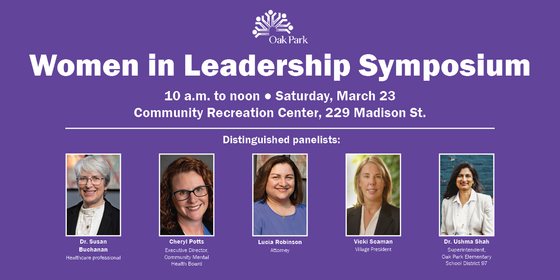 Women in Leadership Symposium graphic