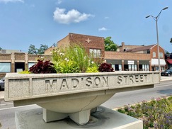 Madison Street planter