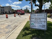 Madison Street road construction May 2024