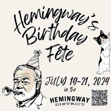 Hemingway Birthday Fete graphic
