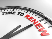 Time to renew graphic