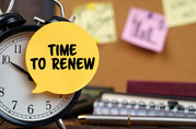 Time to renew graphic