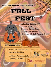 Southtown Fall Fest save the date flyer